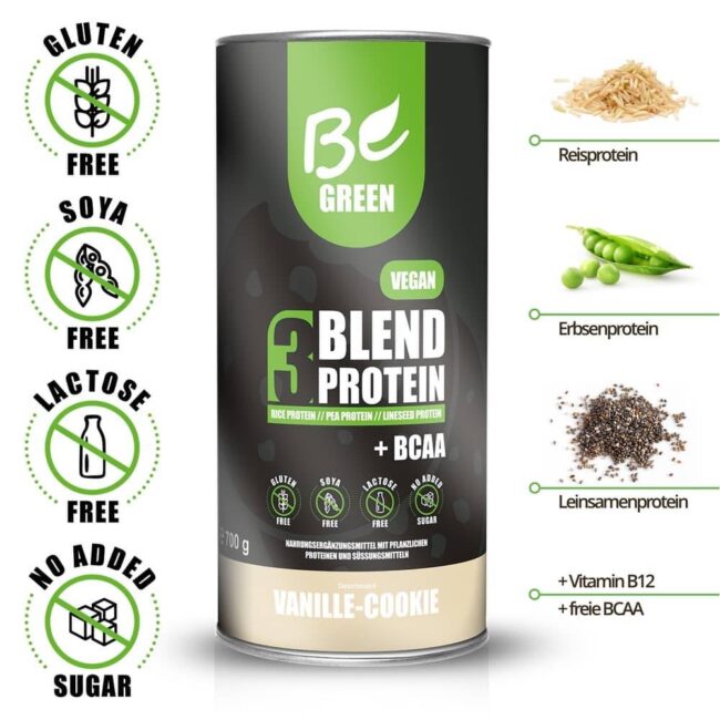 VEGAN PROTEIN 3-BLEND + BCAA – Image 3