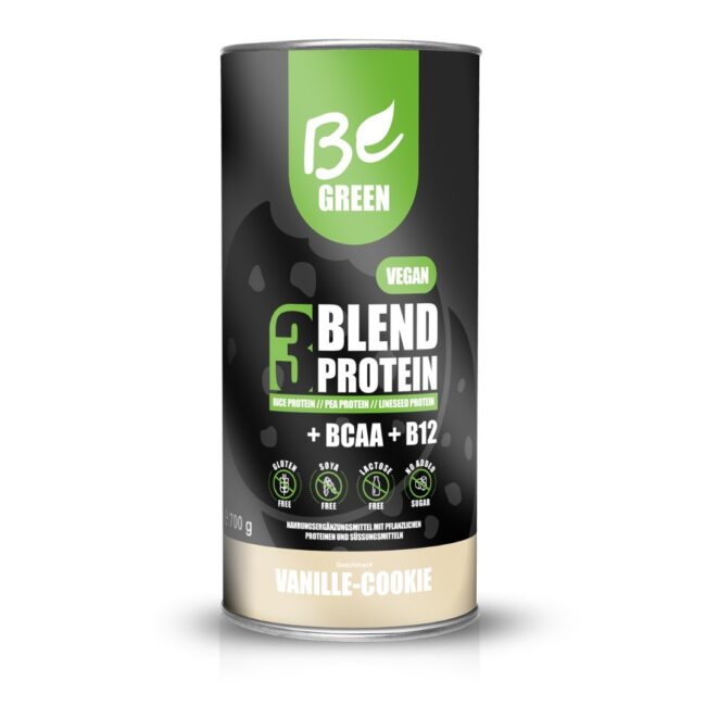 VEGAN PROTEIN 3-BLEND + BCAA VANILLE-FRAMBOISE