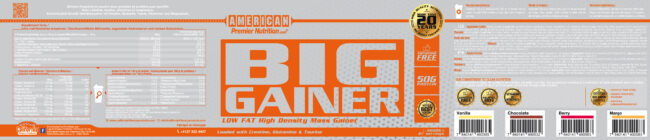 BIG GAINER PRO 4 KG + 1 Vitamin-B12 Gratis - Image 2