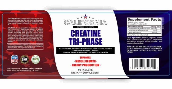 CREATINE TRI-PHASE 90 TABS - DUO PACK - Image 2