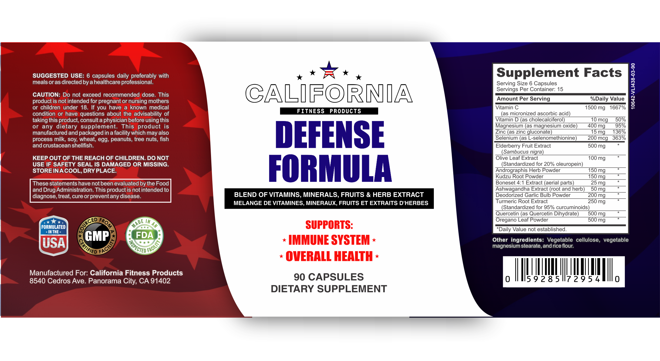 DEFENSE FORMULA