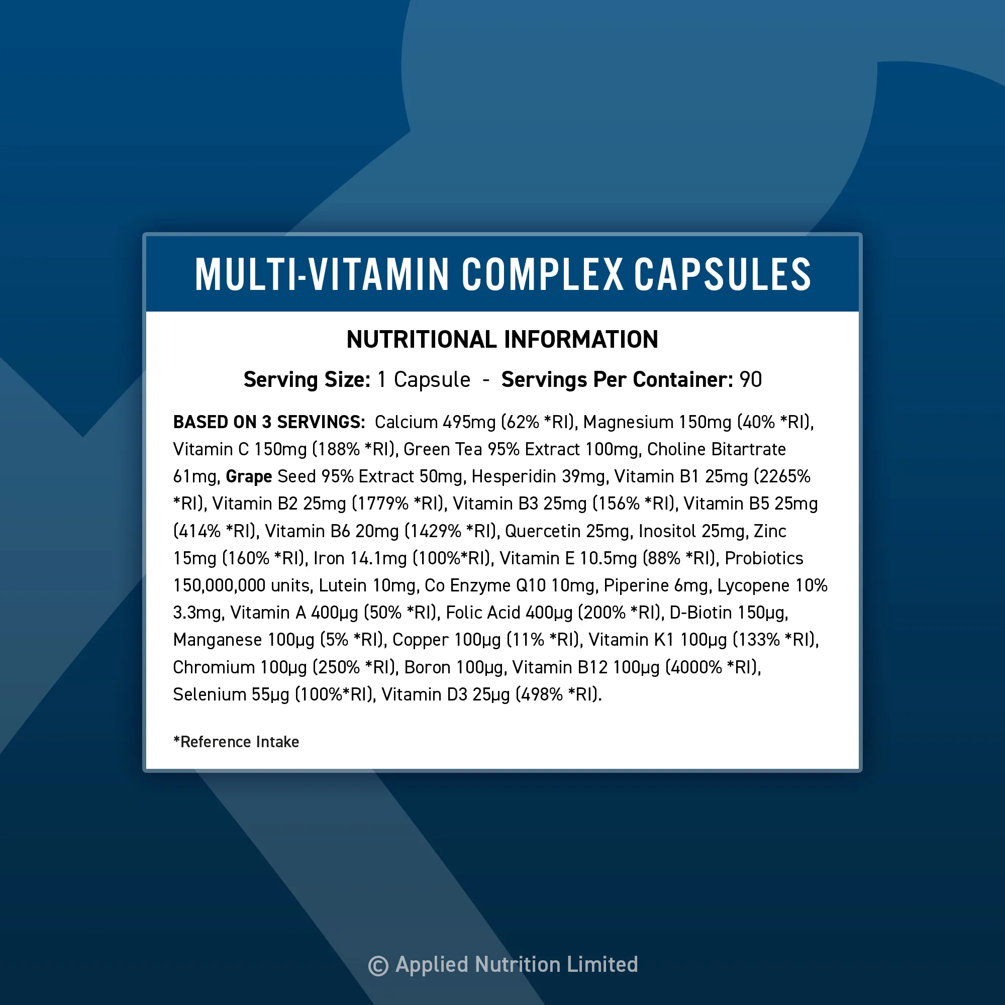 MULTI-VITAMIN COMPLEX - Imagen 2