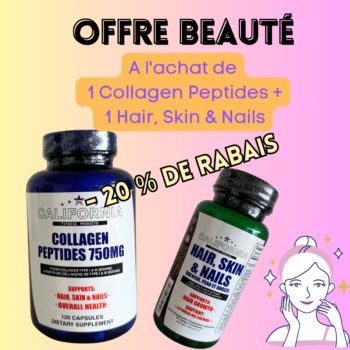 COLLAGEN PEPTIDES 750MG + HAIR, SKIN & NAILS