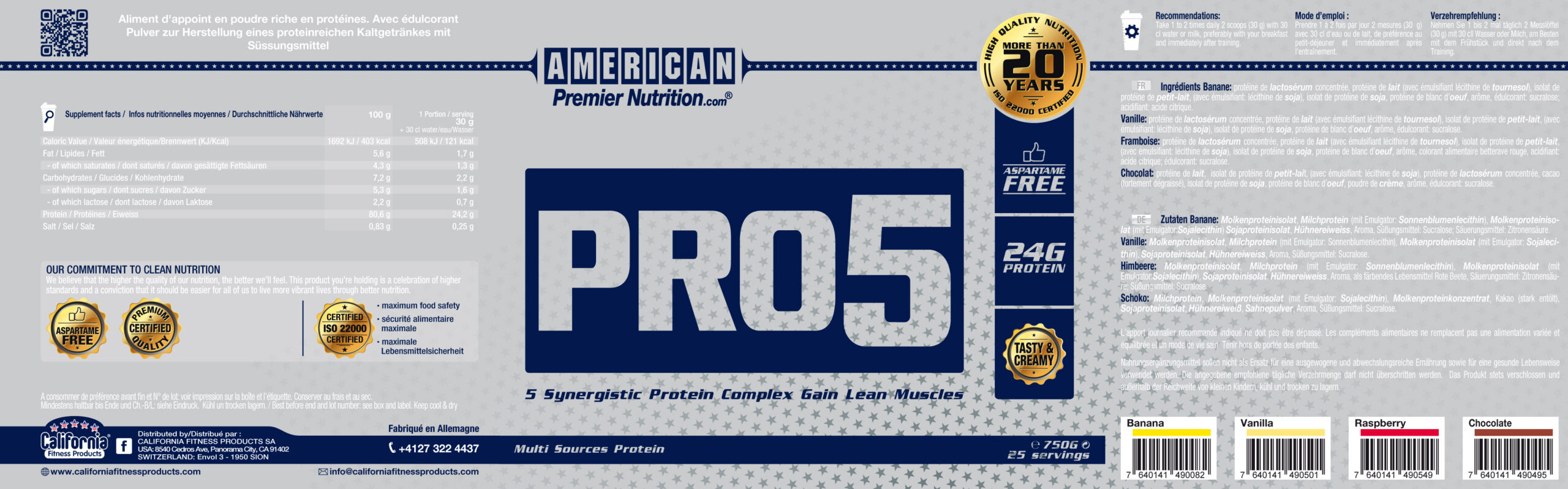 PRO5 MULTI PROTEIN - Imagen 2