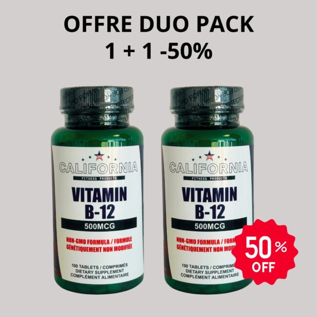 VITAMINE B12 - 500MCG DUO PACK