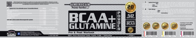 BCAA + GLUTAMINE POUDRE - Image 2